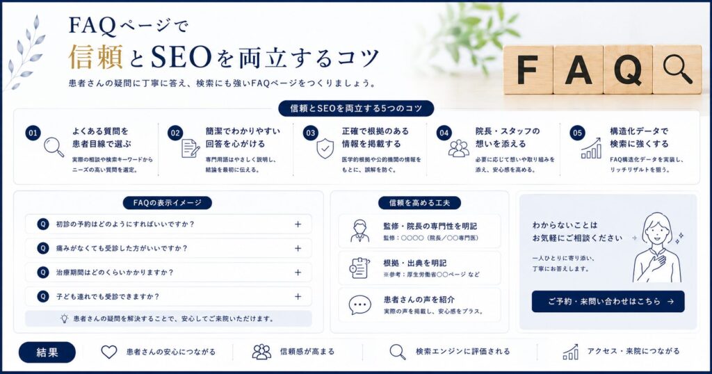 FAQページで信頼とSEOを両立するコツ