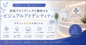 医院ブランディングを強化する“ビジュアルアイデンティティ”|デザインで信頼を形にする