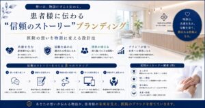 患者様に伝わる“信頼のストーリーブランディング”|医院の想いを物語に変える設計法