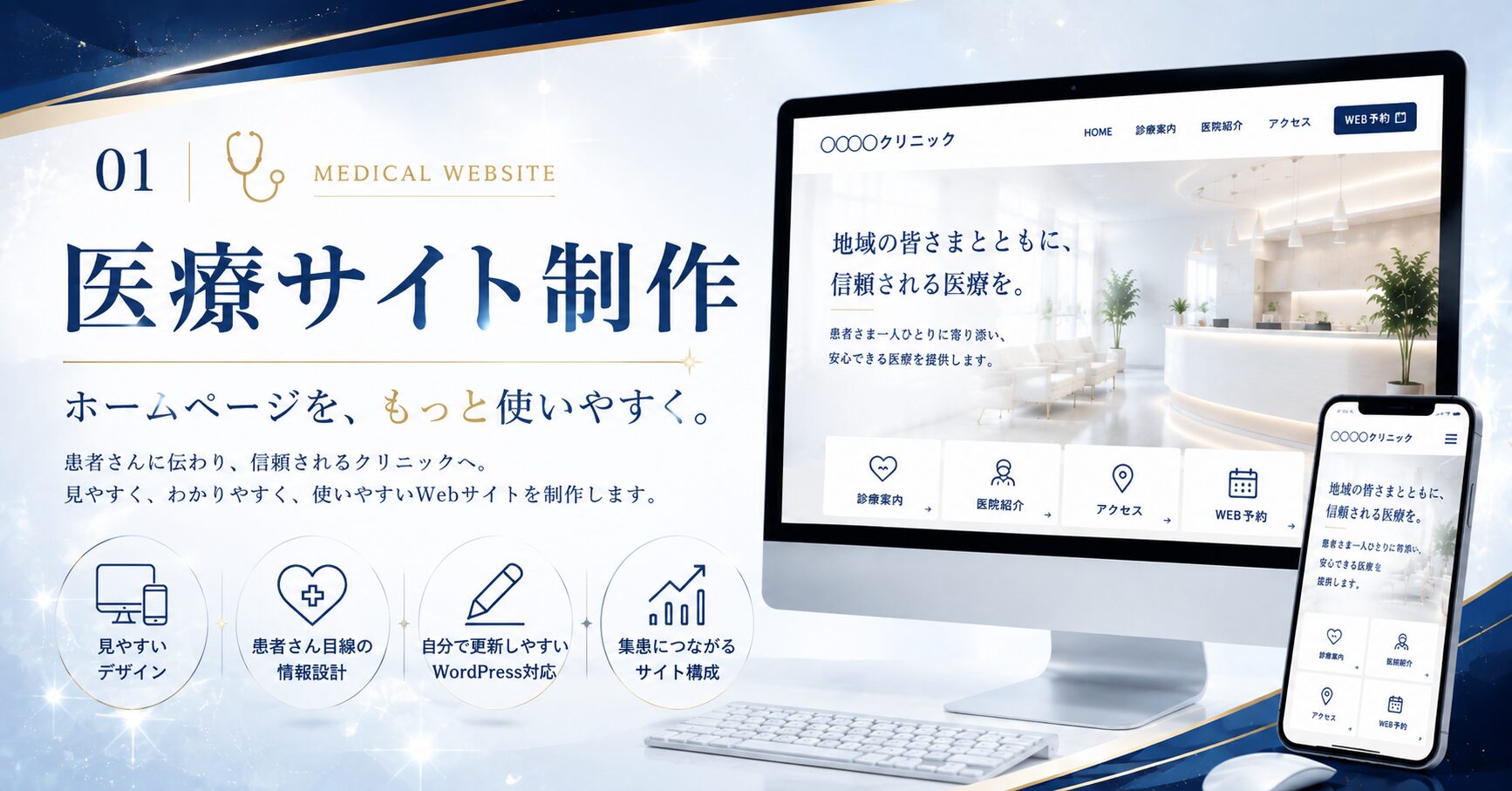 ①医療サイト制作